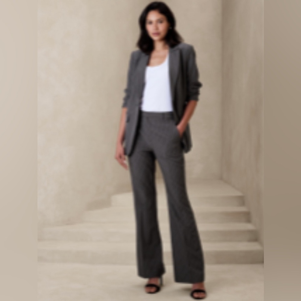 Sculpted pin stripe Banana Republic Trousers